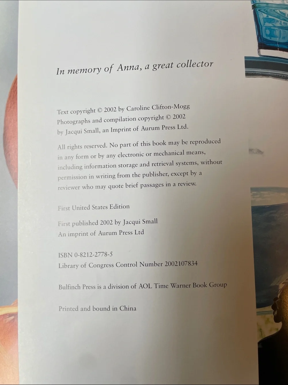 A Passion for Collecting by Caroline Clifton-Mogg Hardcover Book